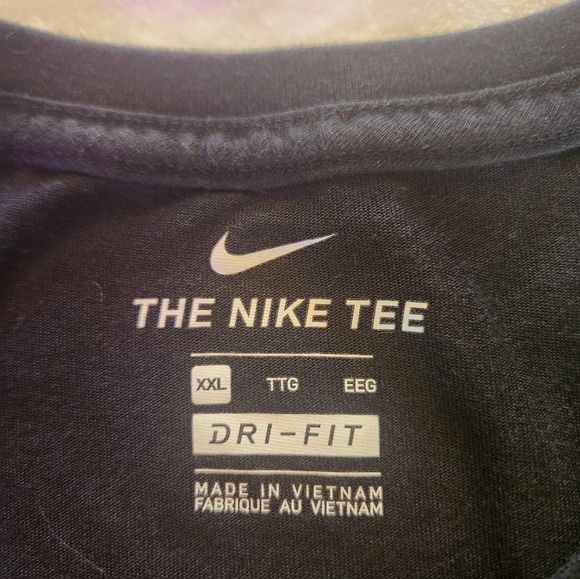 The Nike Tee Men's Black Dri-Fit  T-Shirt Size XXL - Picture 6 of 9